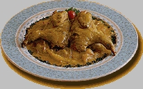 Perdiz encebollada
